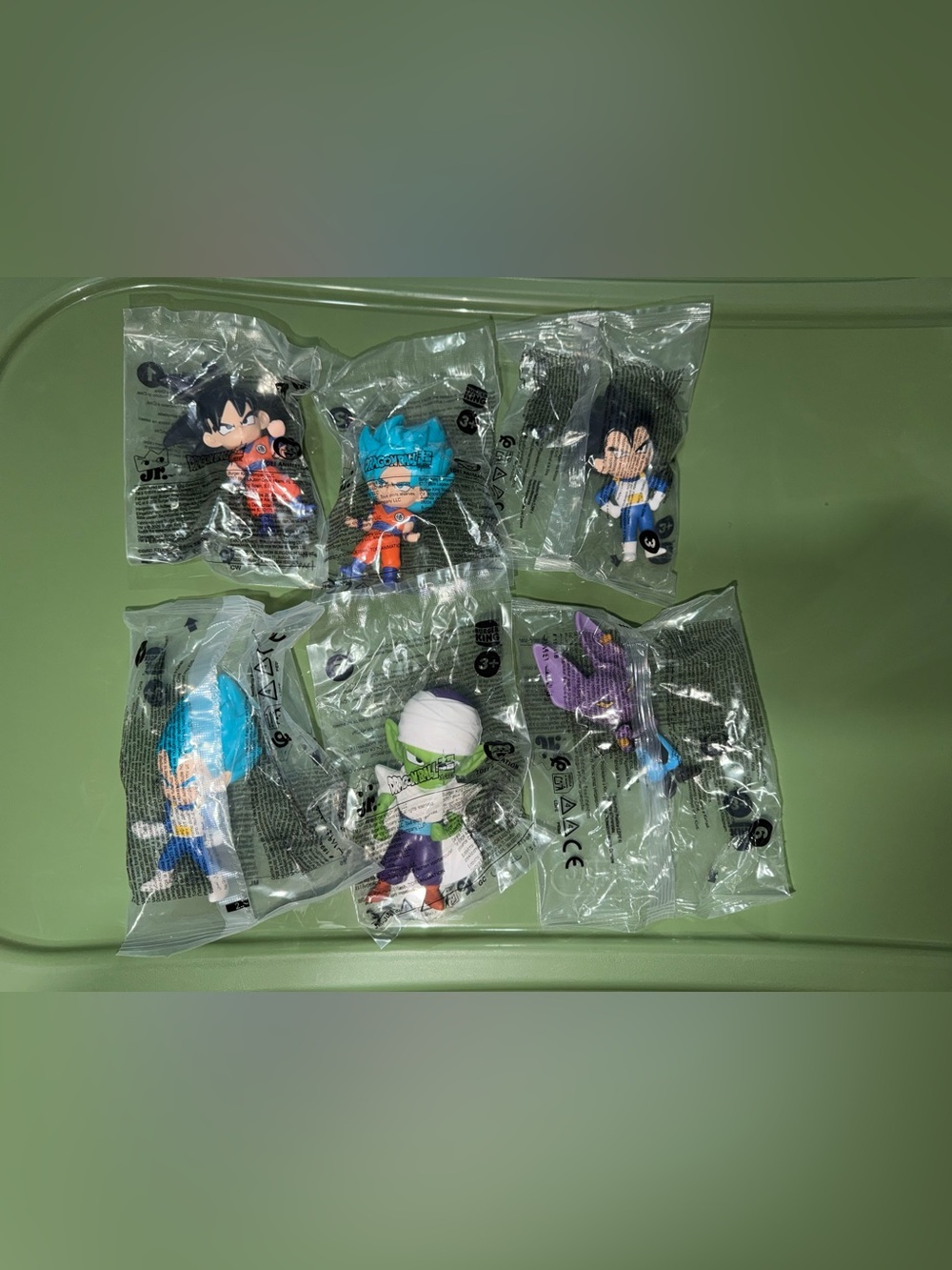 Burger King Dragon Ball Super Full Set Goku Vegeta Piccolo Frieza